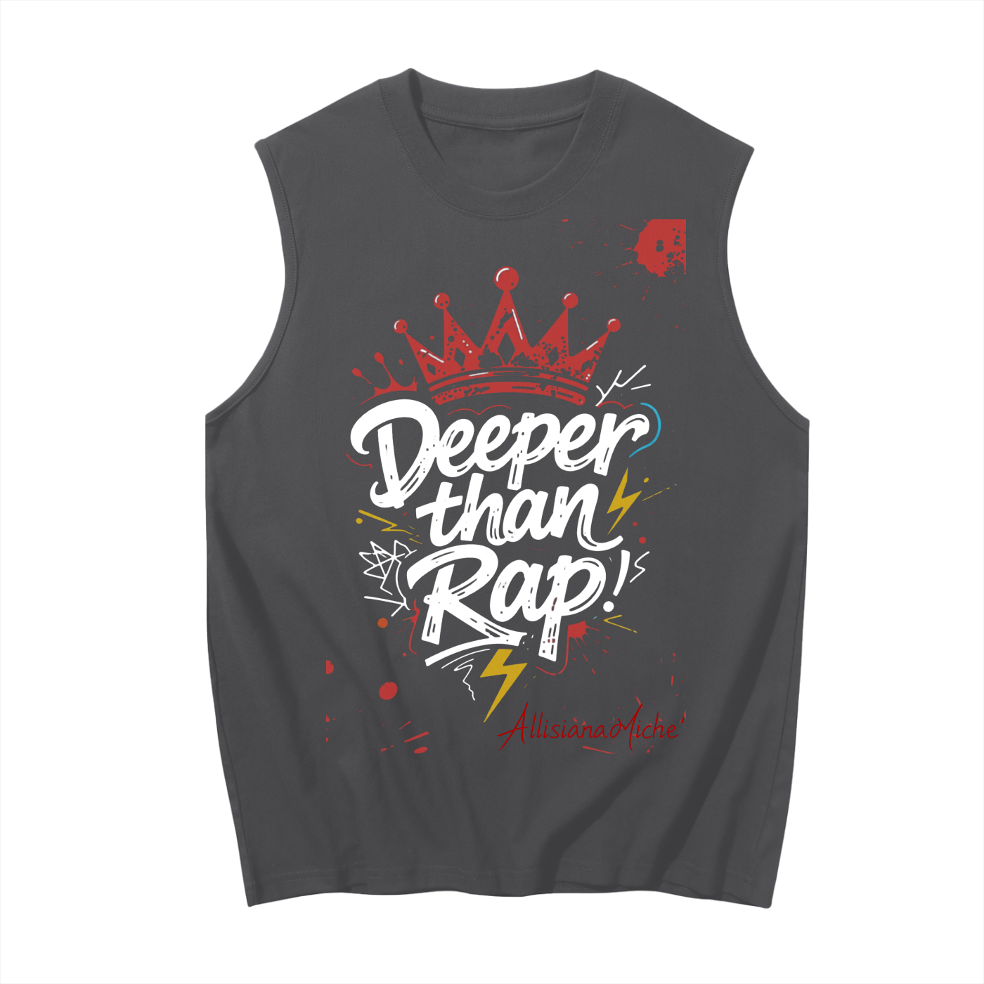 Deeper than Rap  Sleeveless Cotton Tank Top