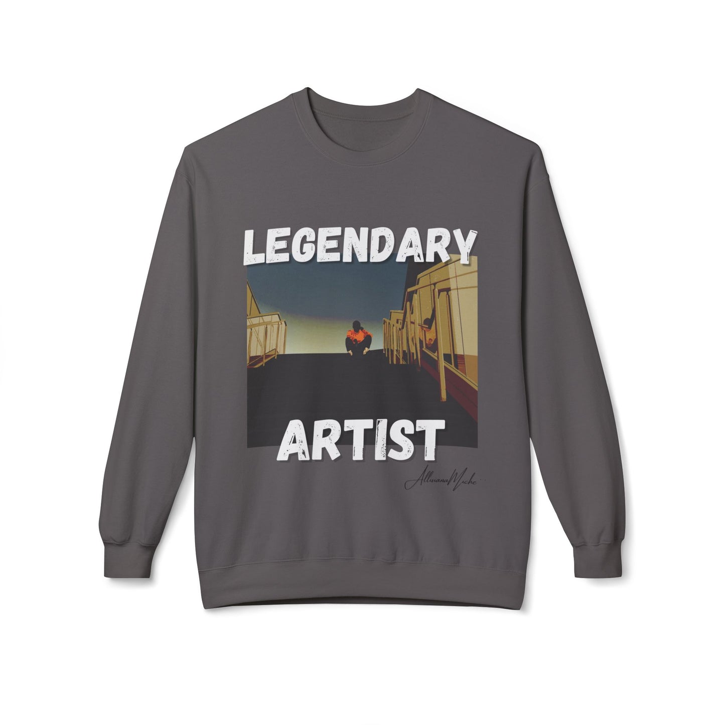 LEGENDARY ARTIST Unisex Midweight Softstyle Fleece Crewneck Sweatshirt