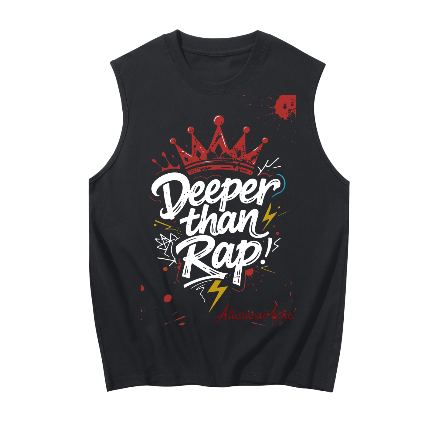 Deeper than Rap  Sleeveless Cotton Tank Top