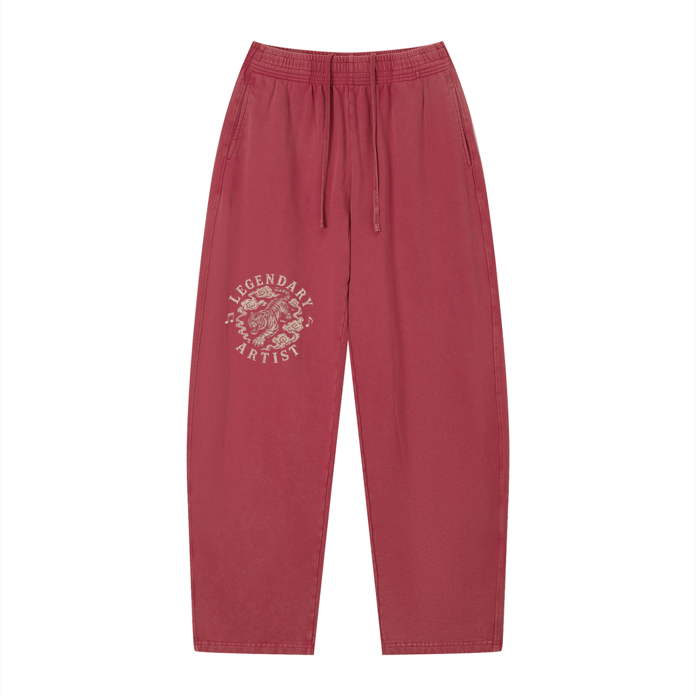 LEGENDARY ARTIST — The Tiger Collection Unisex Vintage Wash Loose Sweatpants