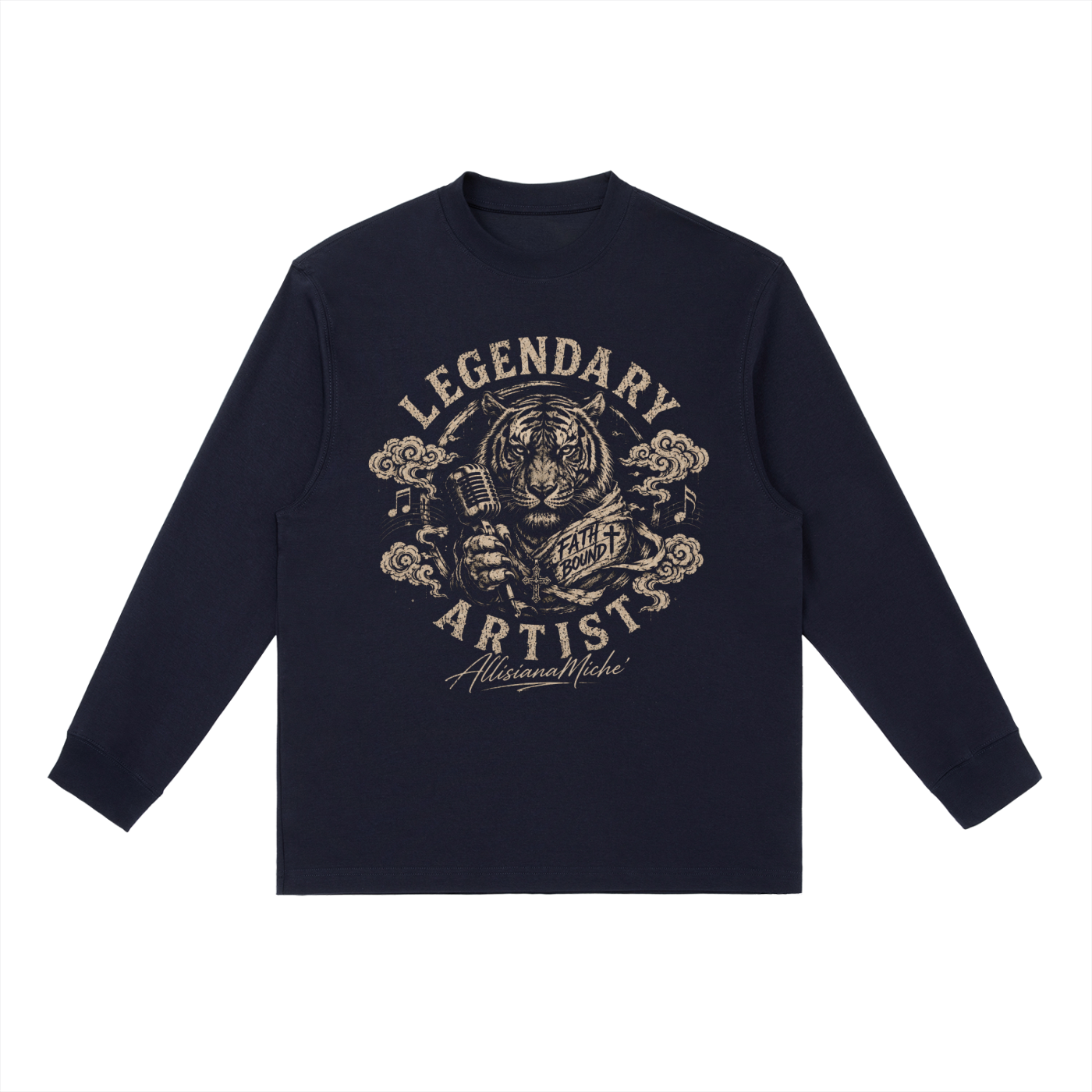 LPC,Legendary,Artist,Tiger,Vintage,Essential,AllisianaMiche,Sweatshirt,Fall,Winter